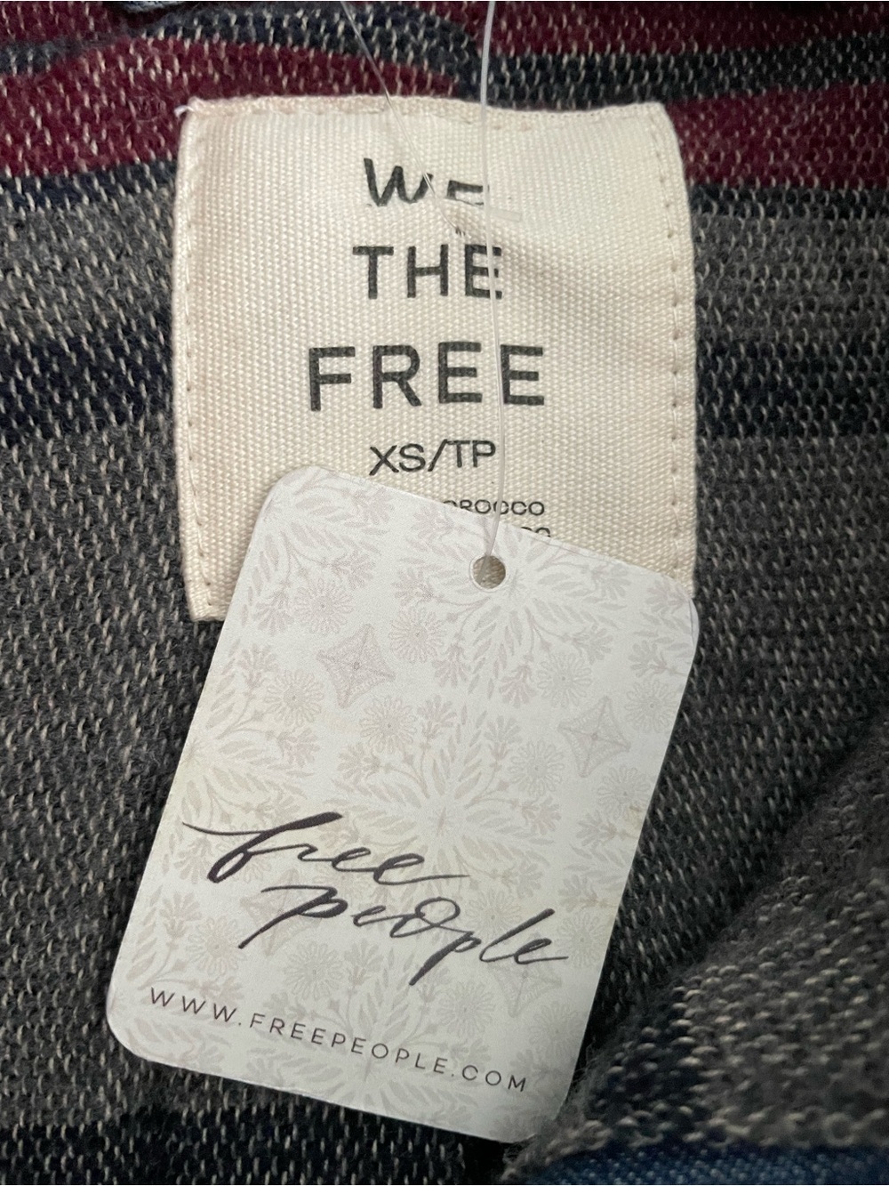 NWT WE THE FREE ($415) Sweet Talk Denim Barn Coat in Century Wash - Picture 11 of 13